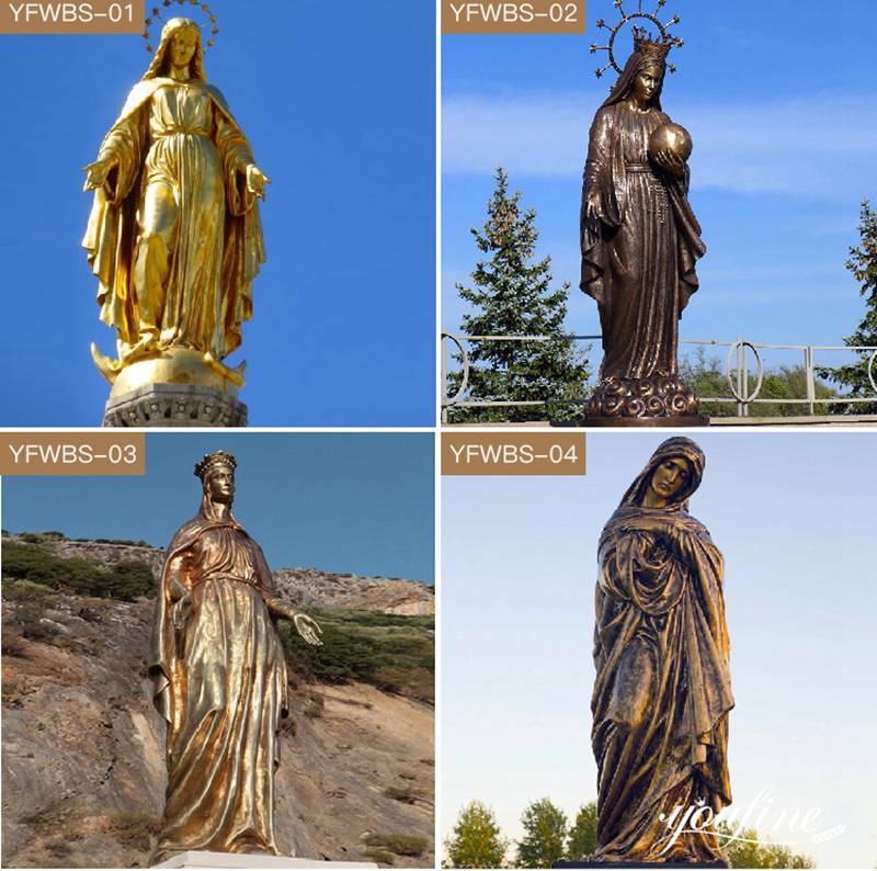 Virgin Mary outdoor statue