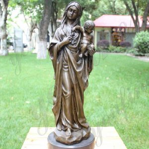 Bronze Virgin Mary Statue Catholic Church Decor Factory Supply BOKK-637