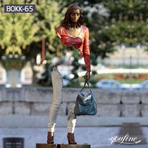 Life Size Bronze Bruno Catalano Sculpture Tourist Attraction Decor for Sale BOKK-65