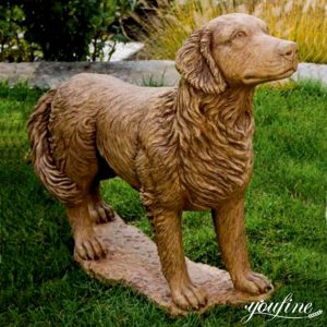 Bronze Golden Retriever Statue Home Decor for Sale BOKK-545