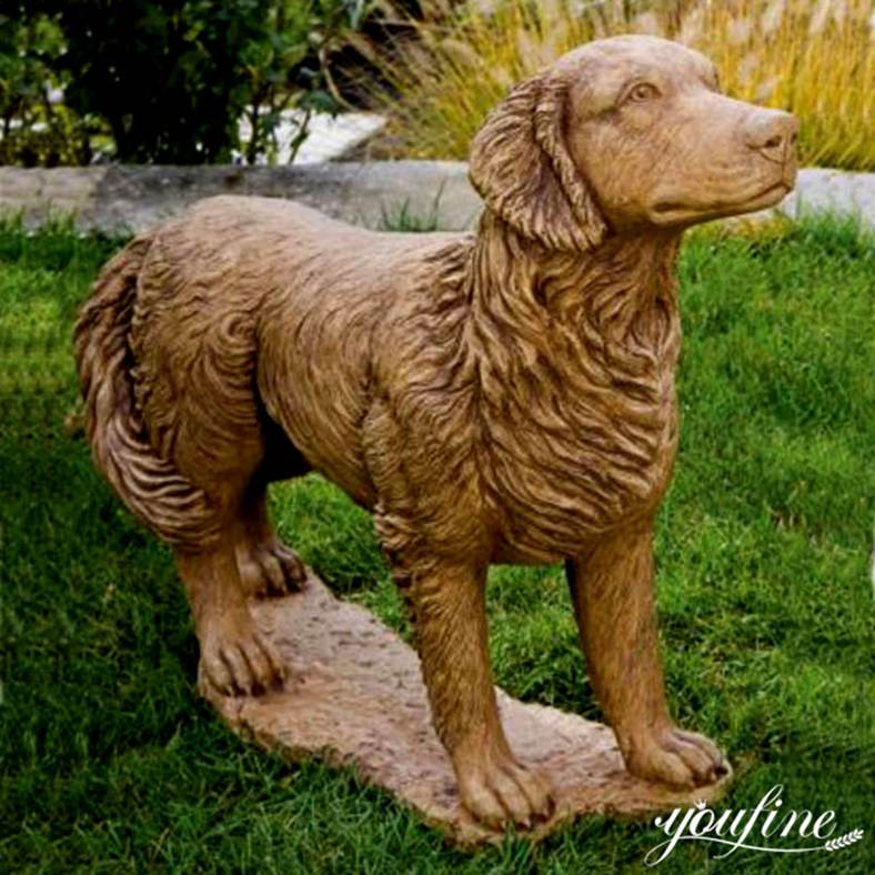 golden retriever memorial statue
