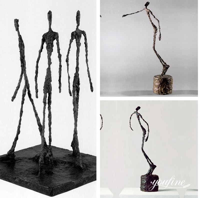 Bronze Giacometti Sculpture Home Garden Decor Factory Supply BOKK-882 - Abstract Bronze Sculpture - 3