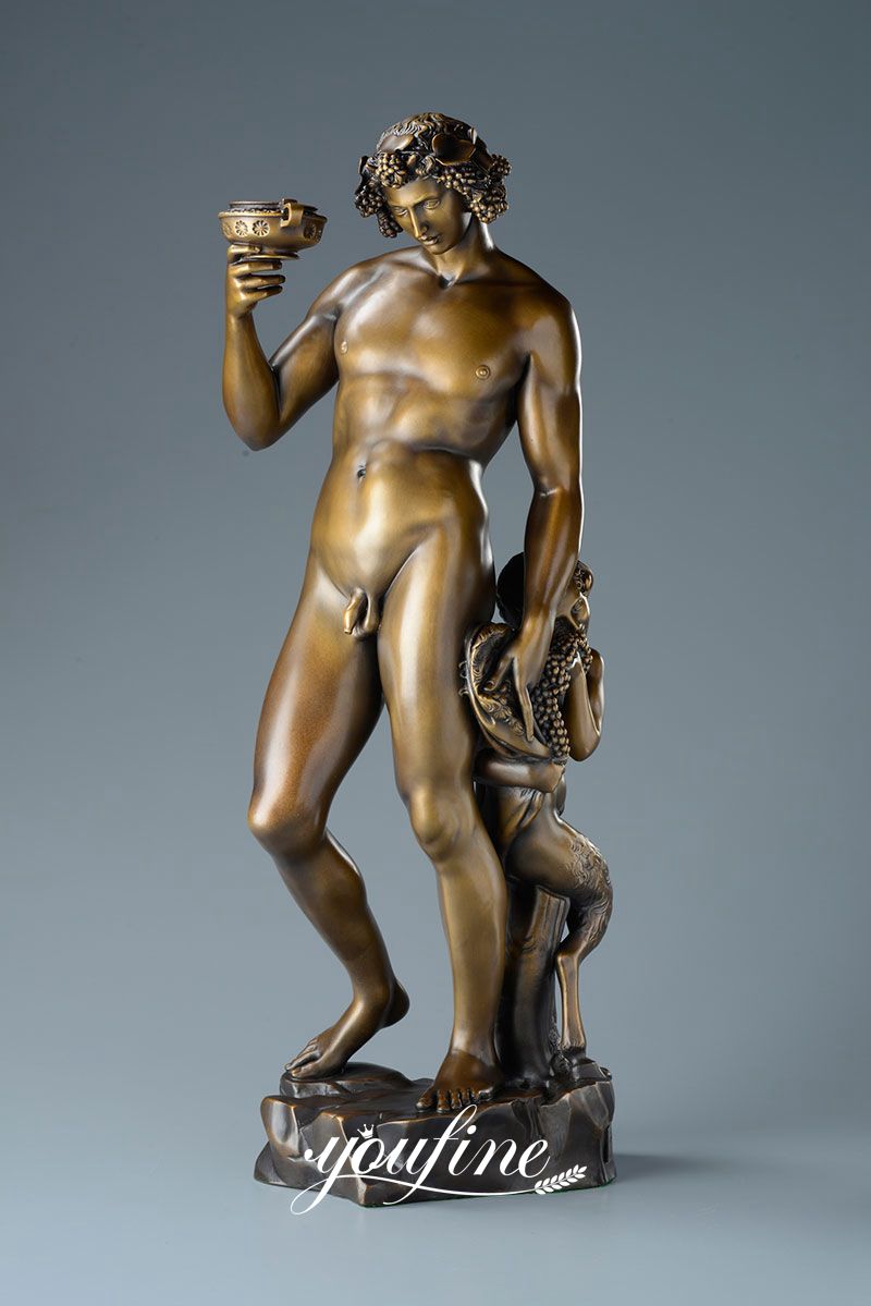 Bronze Bacchus Statue