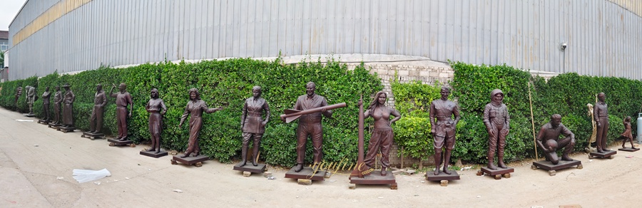 YouFine Bronze Gallery Custom Bronze Sculpture Aerospace Worker