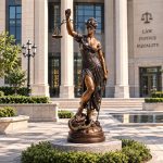Goddess of Justice Statue for courthouse outdoor decoration