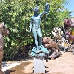 Perseus with the Head of Medusa statue