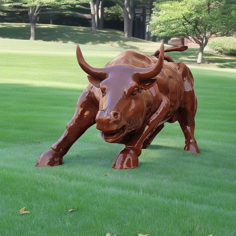 bronze wall street bull statue for sale YouFine Sculpture