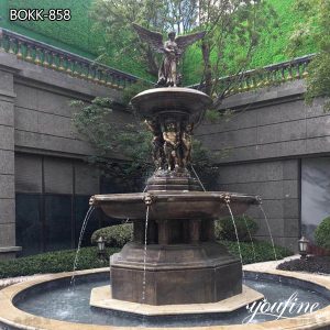 Bronze Outdoor Angel Fountain Modern Art-Crafts Factory Supply BOKK-858