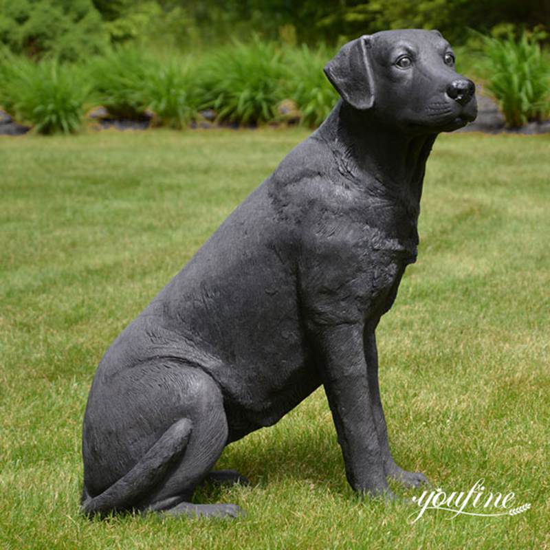 antique bronze dog statues