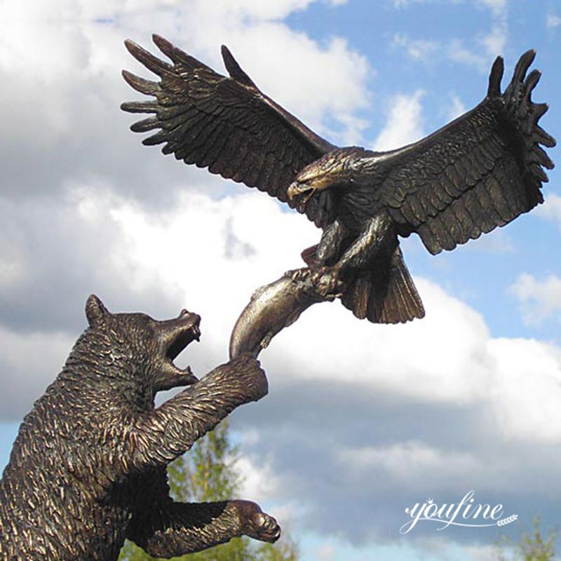 Life-Size Bronze Bear and Eagle Statue Client Good Feedback - Customer Feedback - 7