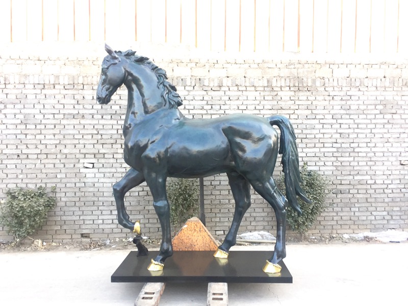 Life Size Outdoor Antique Bronze Horse Sculptures for Sale BOKK-220 - Bronze Animal Sculpture - 6