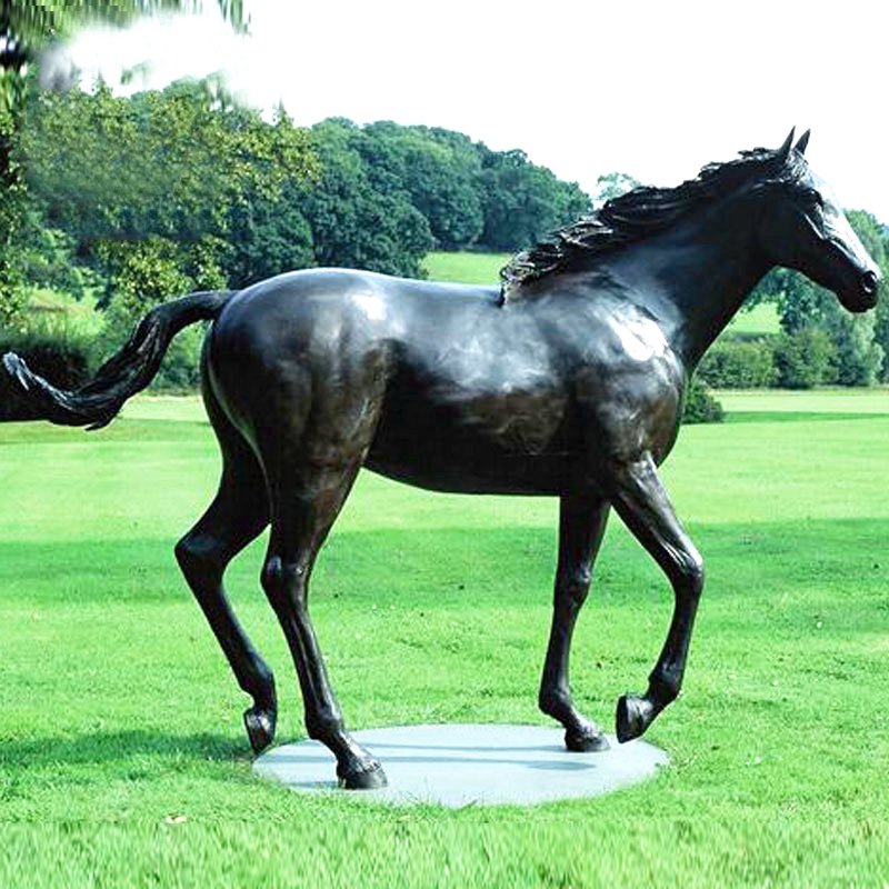 Life Size Outdoor Antique Bronze Horse Sculptures for Sale BOKK-220 - Bronze Animal Sculpture - 4