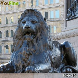 Life-Like Lion Welcome Statue for Front Porch BOKK-862