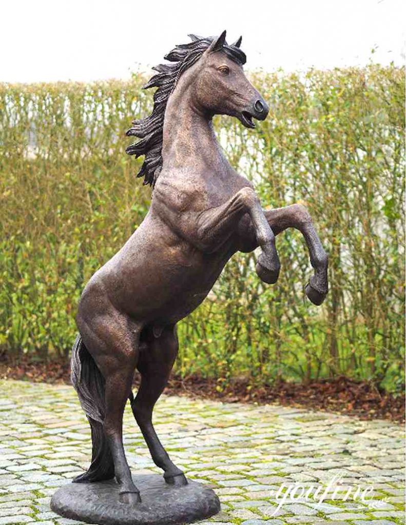 Bronze Outdoor Horse Sculptures Life-Size Antique Decor Factory Supply BOKK-236 - Bronze Horse Statues - 14