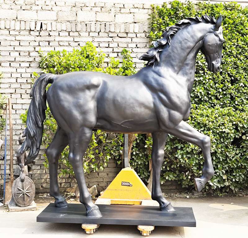 Life Size Outdoor Antique Bronze Horse Sculptures for Sale BOKK-220 - Bronze Animal Sculpture - 2