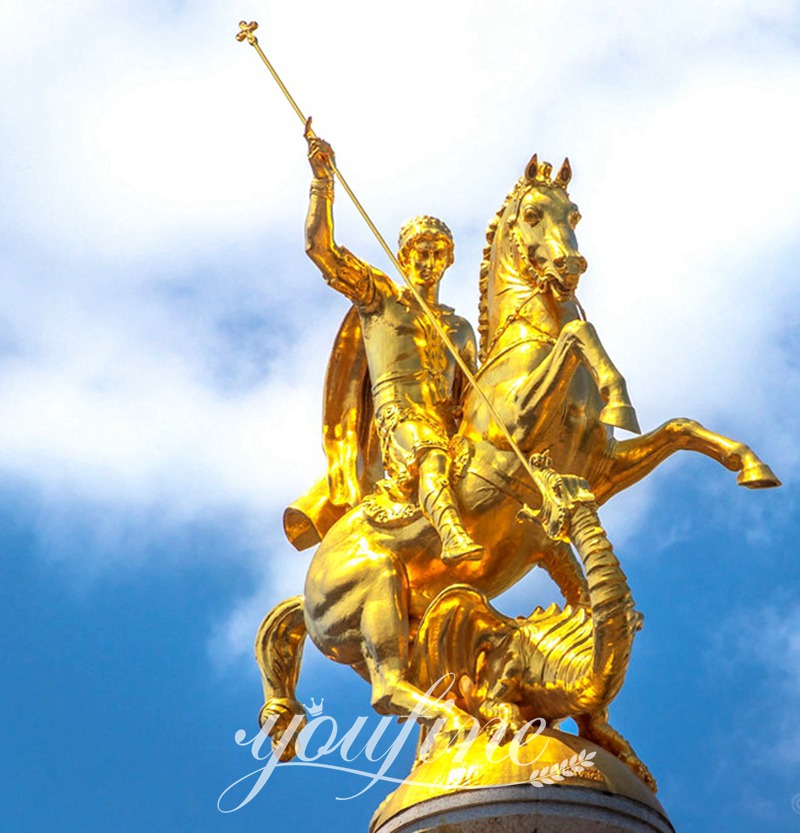 Famous Large Bronze St. George Statue for Sale BOKK-771 - Bronze Famous Sculpture - 11