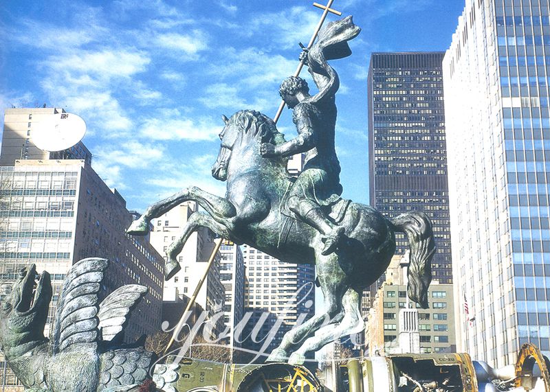 Famous Large Bronze St. George Statue for Sale BOKK-771 - Bronze Famous Sculpture - 4