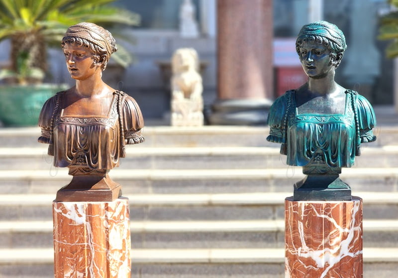 Custom Female Bust bronze Sculptures