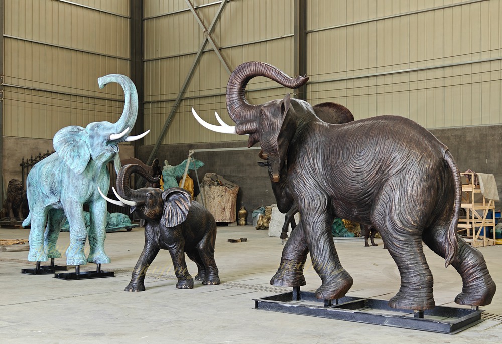 Elephant Water Fountain for Outdoor Pool in our factory