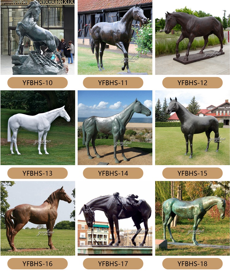 More Bronze Horse Designs2