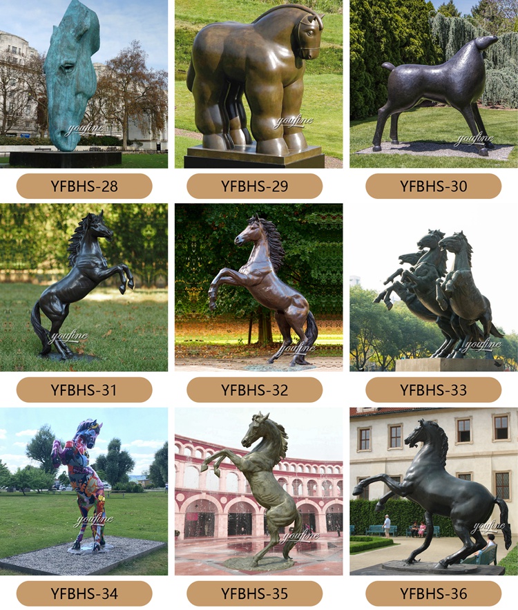More Bronze Horse Designs4