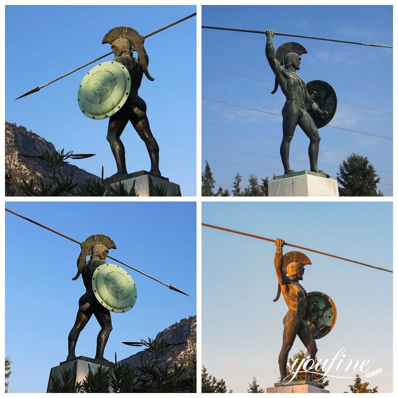 Life-size Bronze Sparta Statue Outdoor Garden Decor Hot Sale BOK1-106 - Bronze Military Statues - 3