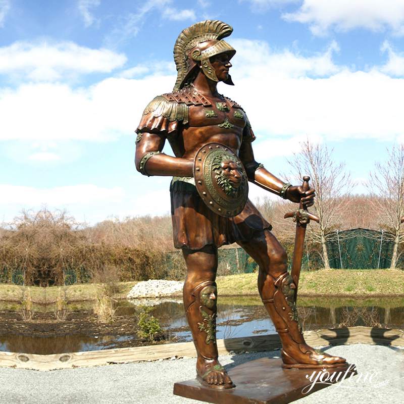 Spartan Warrior Statue Description