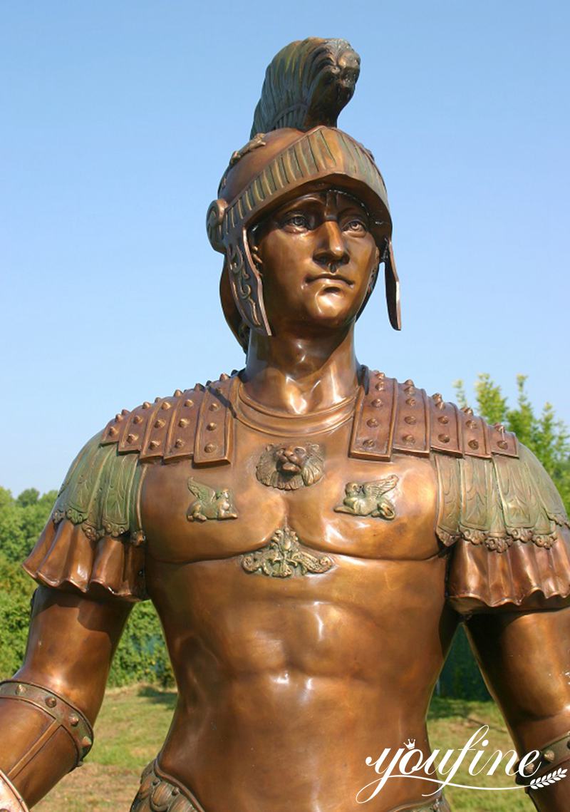 Life-size Bronze Spartan Warrior Statue Greek Soldiers BOK1-107 - Bronze Military Statues - 3