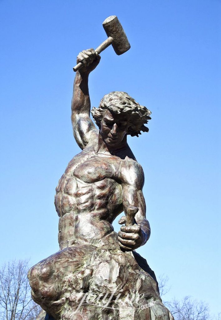 bronze Self Made Man statue-YouFine Sculpture