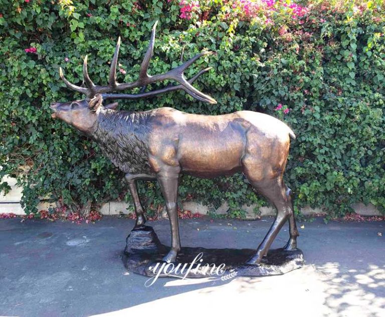 Why Is Lifesize Bronze Elk Statue So Popular YouFine Sculpture