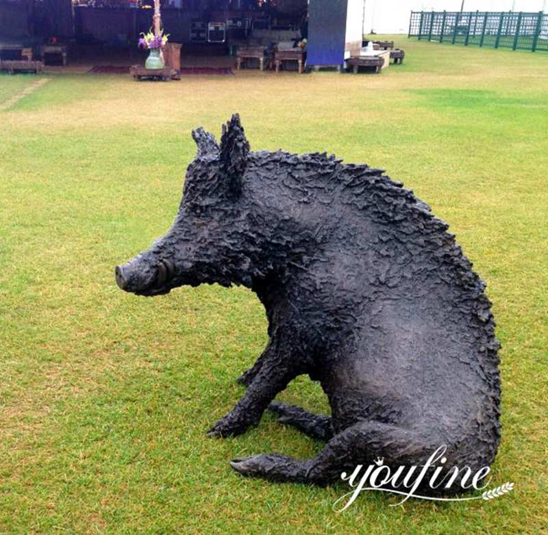 Customized Bronze Boar Fountain Zoological Park Art BOK1-121 - Other Animal sculptures - 3