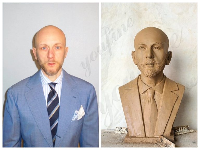 Custom a bronze bust sculpture of yourself YouFine Sculpture