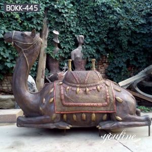 Lifesize Bronze Large Camel Statue Outdoor Street Decor BOKK-445