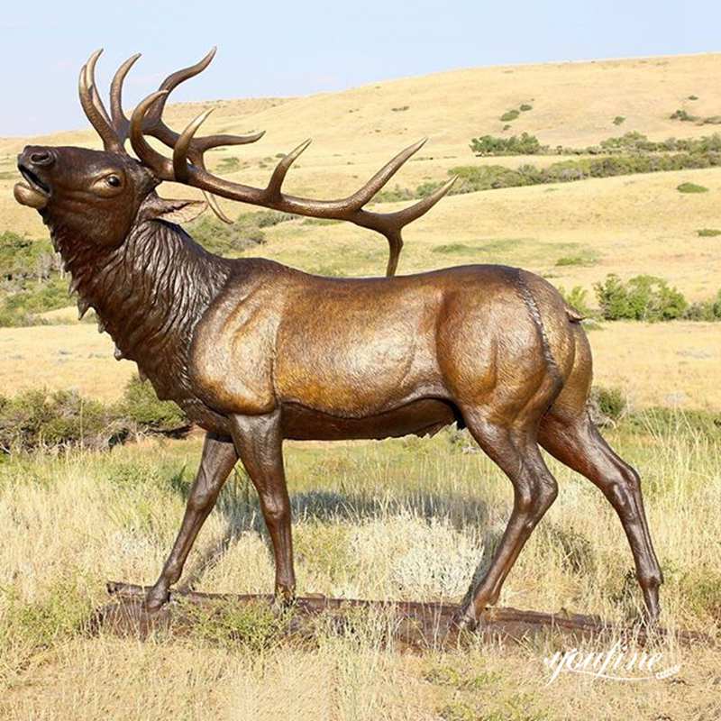 Why Is Life-Size Bronze Elk Statue So Popular? - YouFine News - 2