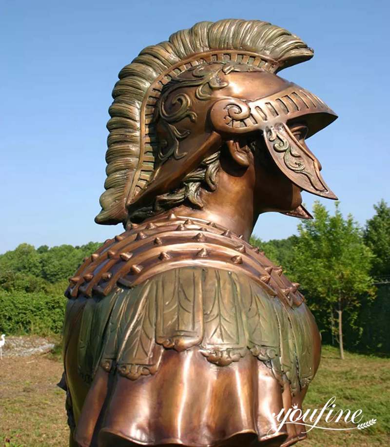 Life-size Bronze Spartan Warrior Statue Greek Soldiers BOK1-107 - Bronze Military Statues - 10