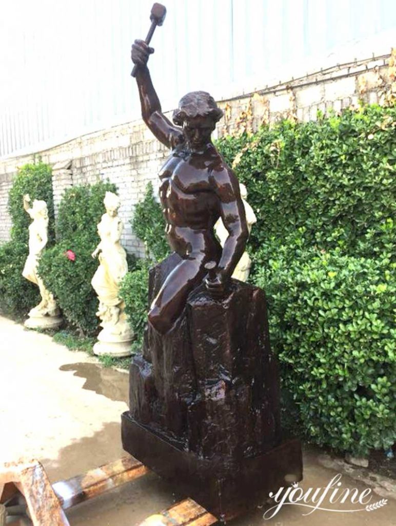 man sculpting himself statue-YouFine Sculpture