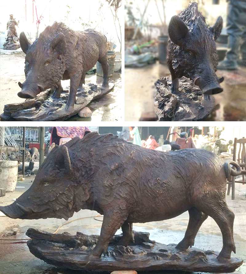 Introduction of Wild Boar Statue