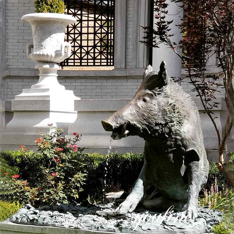 Customized Bronze Boar Fountain Zoological Park Art BOK1-121 - Other Animal sculptures - 1