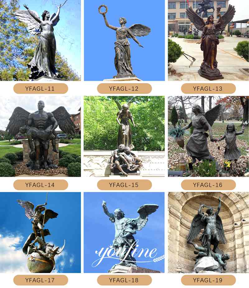 Classical Bronze Life-size Angel Statues for Sale - Customer Feedback - 15