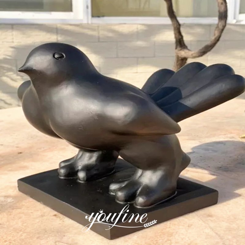 Bronze Fernando Botero Art Fat Bird Sculpture Garden Decor Factory Supplier BOKK-435 - Other Animal sculptures - 2