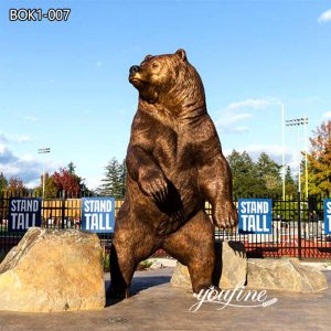 Huge Bronze Grizzly Bear Statue Garden Decor for Sale BOK1-007