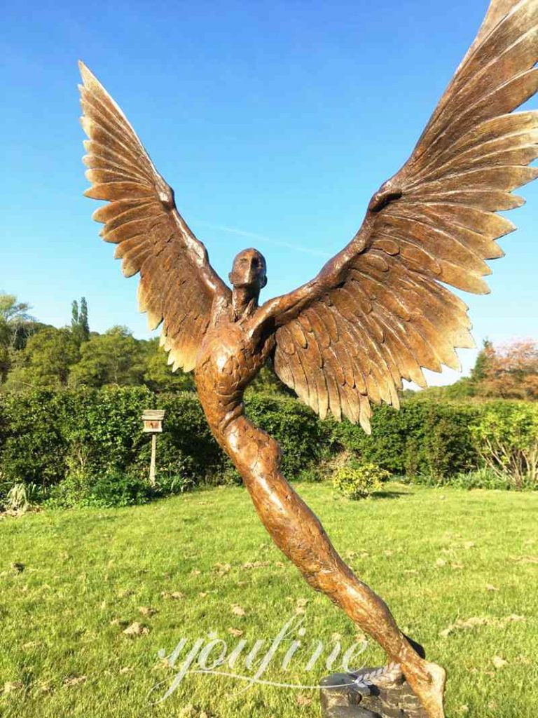 Classical Bronze Life-size Angel Statues for Sale - Customer Feedback - 16