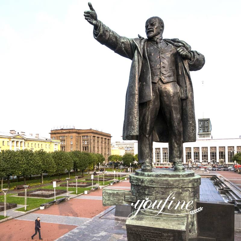 Bronze Lenin Statue Details