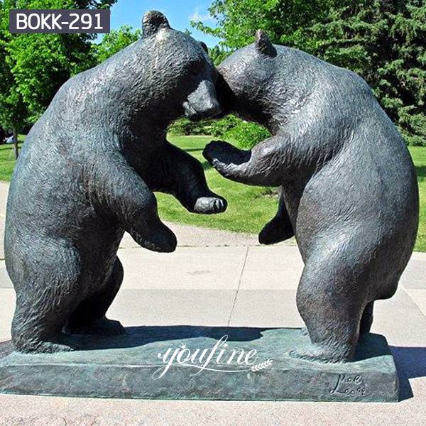 Huge Bronze Grizzly Bear Statue Garden Decor for Sale BOK1-007 - Bronze Bear Statues - 15