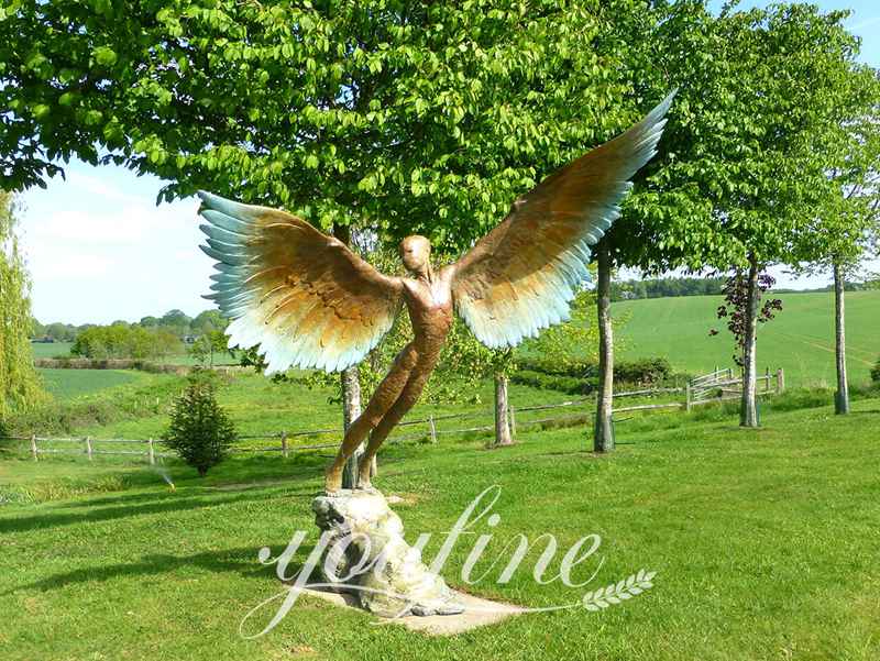 garden angel statues-YouFine Sculpture