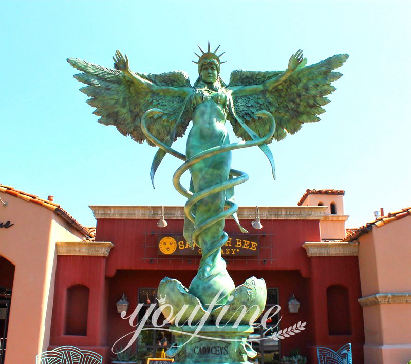 large garden angel statues for sale-YouFine Sculpture