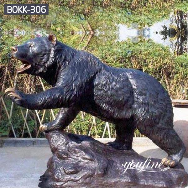 Huge Bronze Grizzly Bear Statue Garden Decor for Sale BOK1-007 - Bronze Bear Statues - 7