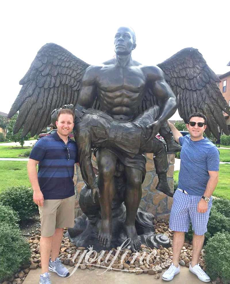 Classical Bronze Life-size Angel Statues for Sale - Customer Feedback - 38