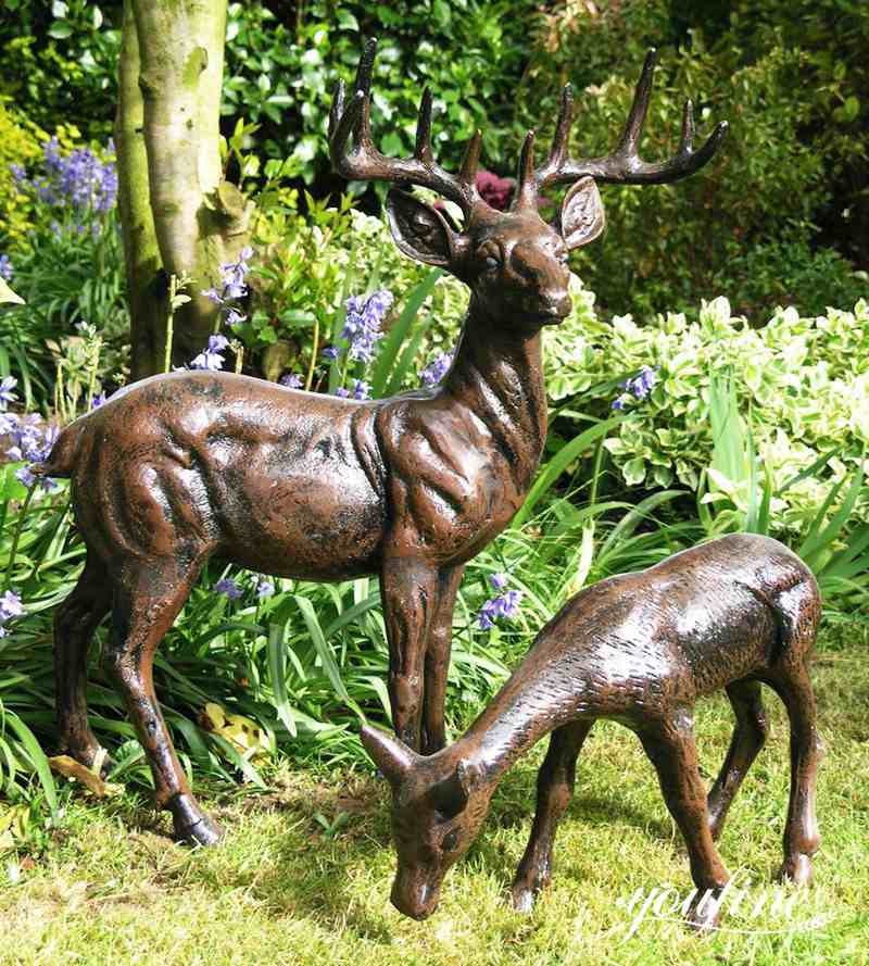 Bronze Life-size Deer Statue for Sale -  - 1