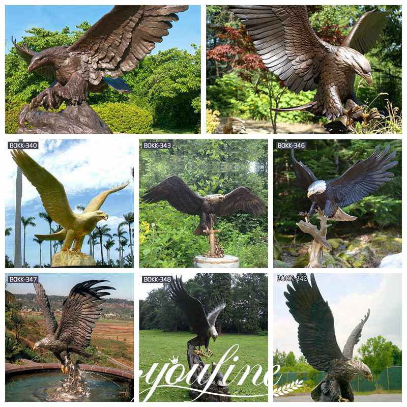 Introduction of Eagle Bronze Statue